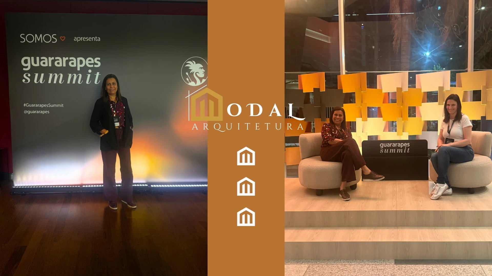 Teresa Flor em encontro profissional e painel de arquitetura e design